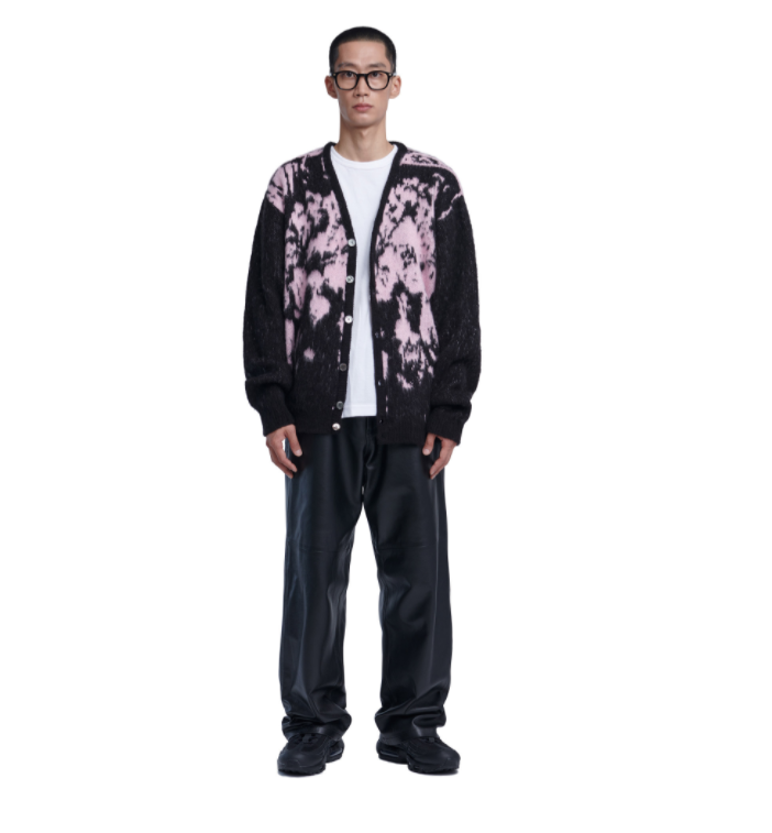 NOMANUAL(ノーマニュアル) PPS HAIRY CARDIGAN - PINK – UNDERSTUDY CLUB NOMANUAL(ノーマニュアル) PPS HAIRY CARDIGAN - PINK – UNDERSTUDY CLUB