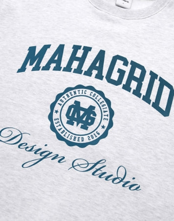 mahagrid (マハグリッド) AUTHENTIC SWEATSHIRT [LIGHT GREY