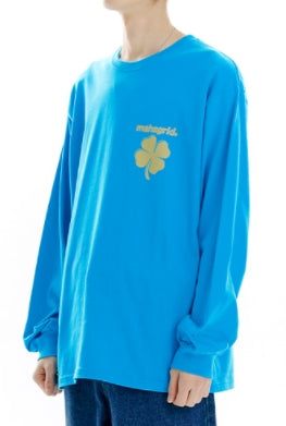 mahagrid (マハグリッド) CLOVER LS TEE [BLUE] – UNDERSTUDY CLUB