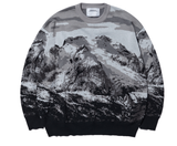 NOMANUAL(ノーマニュアル)  LANDSCAPE JACQUARD KNIT - BLACK