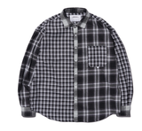 NOMANUAL(ノーマニュアル) M.P CHECK SHIRT - BLACK
