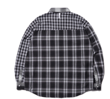 NOMANUAL(ノーマニュアル) M.P CHECK SHIRT - BLACK