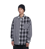 NOMANUAL(ノーマニュアル) M.P CHECK SHIRT - BLACK