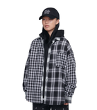 NOMANUAL(ノーマニュアル) M.P CHECK SHIRT - BLACK
