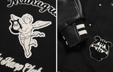 mahagrid (マハグリッド) HHC VARSITY JACKET [BLACK]