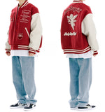 mahagrid (マハグリッド) HHC VARSITY JACKET [RED]