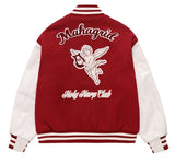 mahagrid (マハグリッド) HHC VARSITY JACKET [RED]