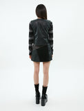 curetty (キュリティー) C MIXED LEATHER VEST_BLACK