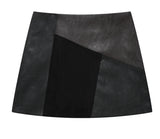 curetty (キュリティー)  C MIXED PATCHWORK SKIRT_BLACK