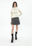 curetty (キュリティー)  C HIGH-NECK WARMER KNIT SET-UP_IVORY