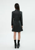 curetty (キュリティー) C LEATHER SHIRT DRESS_BLACK