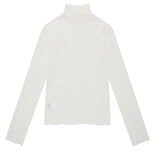 curetty (キュリティー)  C HIGH-NECK LACE TOP_WHITE