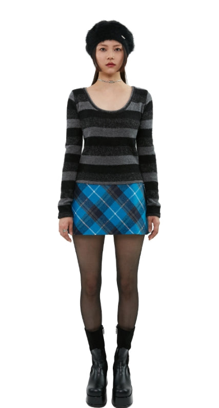 curetty (キュリティー)  C STRIPE BASIC T-SHIRT_BLACK