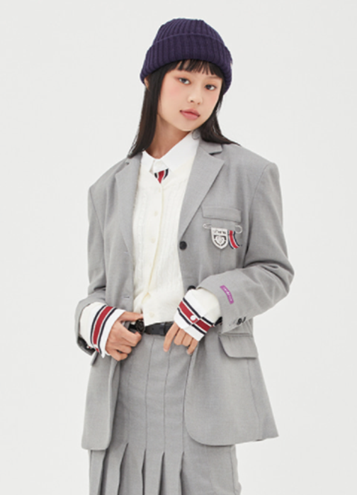 TARGETTO(ターゲット) [TGT X RMTCRW] OVER-FIT BLAZER_GREY