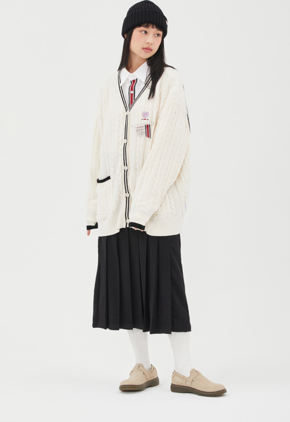TARGETTO(ターゲット)  [TGT X RMTCRW]VELVET CABLE CARDIGAN_OATMEAL
