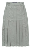 ロマンティッククラウン(ROMANTIC CROWN)  [TGT X RMTCRW]SLIT PLEATS SKIRT_GREY