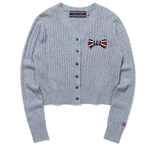 TARGETTO(ターゲット)   [TGT X RMTCRW] RIBBON CABLE CARDIGAN_MELANGE BLUE