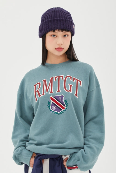 ロマンティッククラウン(ROMANTIC CROWN)  [TGT X RMTCRW]EMBLEM SWEAT SHIRT_GREEN