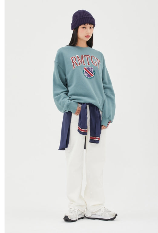ロマンティッククラウン(ROMANTIC CROWN)  [TGT X RMTCRW]EMBLEM SWEAT SHIRT_GREEN