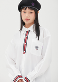 TARGETTO(ターゲット)  [TGT X RMTCRW] STRIPE TIE SHIRT_WHITE