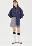 TARGETTO(ターゲット)  [TGT X RMTCRW] STRIPE TIE SHIRT_NAVY
