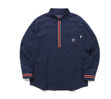 TARGETTO(ターゲット)  [TGT X RMTCRW] STRIPE TIE SHIRT_NAVY