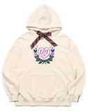 ロマンティッククラウン(ROMANTIC CROWN)  [TGT X RMTCRW]SCARF RIBBON HOODIE_OATMEAL