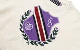 TARGETTO(ターゲット)  [TGT X RMTCRW]EMBLEM CROP KNIT_OATMEAL