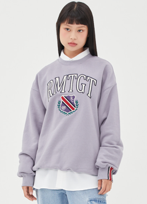 TARGETTO(ターゲット)   [TGT X RMTCRW] EMBLEM SWEAT SHIRT_LIGHT PURPLE