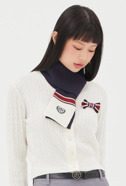 ロマンティッククラウン(ROMANTIC CROWN)  [TGT X RMTCRW]RIBBON CABLE CARDIGAN_OATMEAL