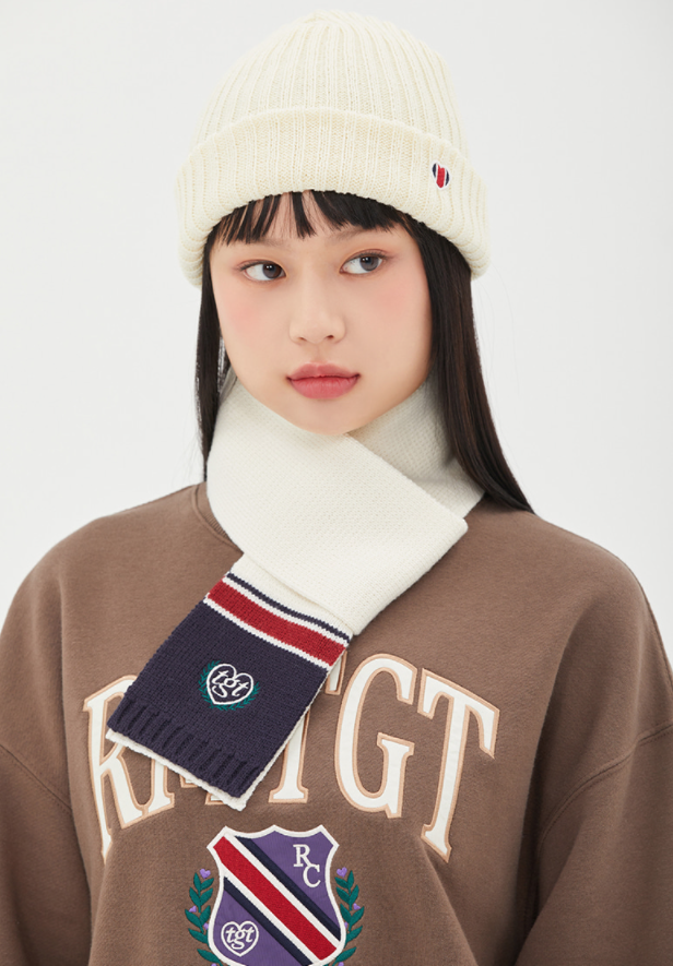 TARGETTO(ターゲット)    [TGT X RMTCRW] PETIT KNIT MUFFLER_OATMEAL