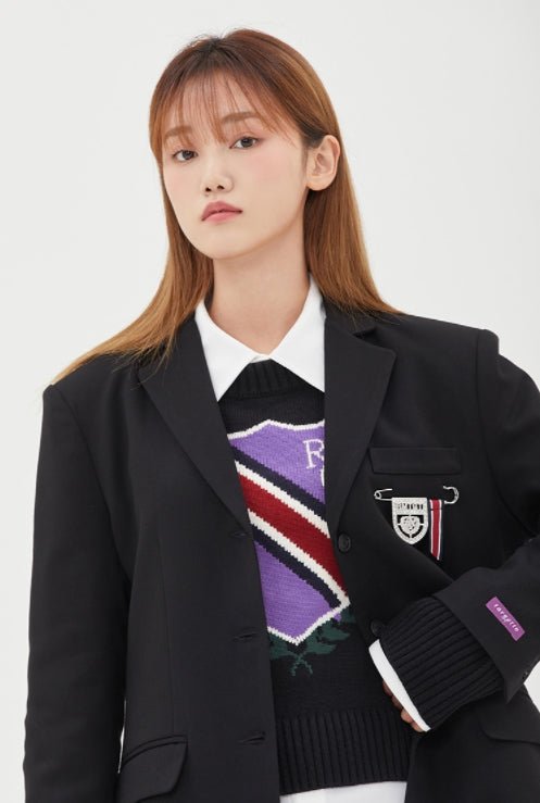 ロマンティッククラウン(ROMANTIC CROWN)  [TGT X RMTCRW]OVER-FIT BLAZER_BLACK