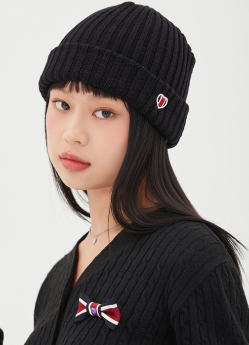 TARGETTO(ターゲット)    [TGT X RMTCRW] HEART LOGO BEANIE_BLACK