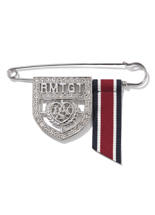 TARGETTO(ターゲット)  [TGT X RMTCRW]EMBLEM BROOCH_SILVER