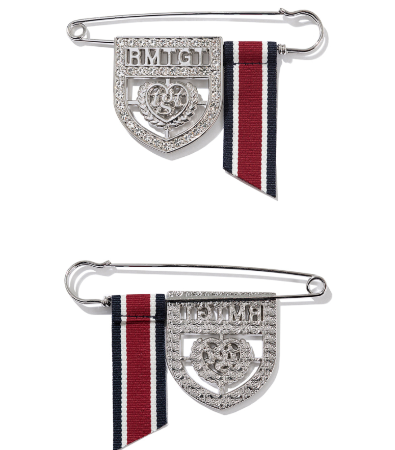 TARGETTO(ターゲット)  [TGT X RMTCRW]EMBLEM BROOCH_SILVER
