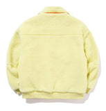 ロマンティッククラウン(ROMANTIC CROWN)  FLEECE BOMBER JACKET_LIGHT YELLOW