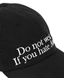 アジョバイアジョ(AJOBYAJO) "To the Haters" Cap [Black]