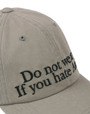 アジョバイアジョ(AJOBYAJO) "To the Haters" Cap [Warm Grey]