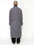 アジョバイアジョ(AJOBYAJO) Washed Cotton Oversized Coat [Purple]