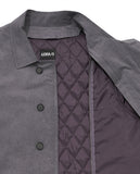 アジョバイアジョ(AJOBYAJO) Washed Cotton Oversized Coat [Purple]