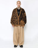 アジョバイアジョ(AJOBYAJO)  Leopard Camouflage Cardigan [Camel]