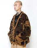 アジョバイアジョ(AJOBYAJO)  Leopard Camouflage Cardigan [Camel]