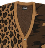 アジョバイアジョ(AJOBYAJO)  Leopard Camouflage Cardigan [Camel]