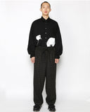 アジョバイアジョ(AJOBYAJO)  Check Oversized Trousers [Black Check]