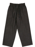 アジョバイアジョ(AJOBYAJO)  Check Oversized Trousers [Black Check]