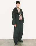 アジョバイアジョ(AJOBYAJO)  Check Oversized Trousers [Black Check]