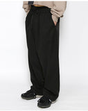 アジョバイアジョ(AJOBYAJO)  Plain Oversized Trousers [Black]