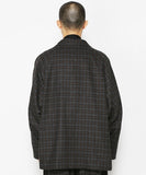 アジョバイアジョ(AJOBYAJO) Check Batwing Oversized Blazer [Black Check]