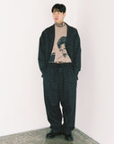 アジョバイアジョ(AJOBYAJO) Check Batwing Oversized Blazer [Black Check]