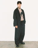 アジョバイアジョ(AJOBYAJO) Check Batwing Oversized Blazer [Black Check]